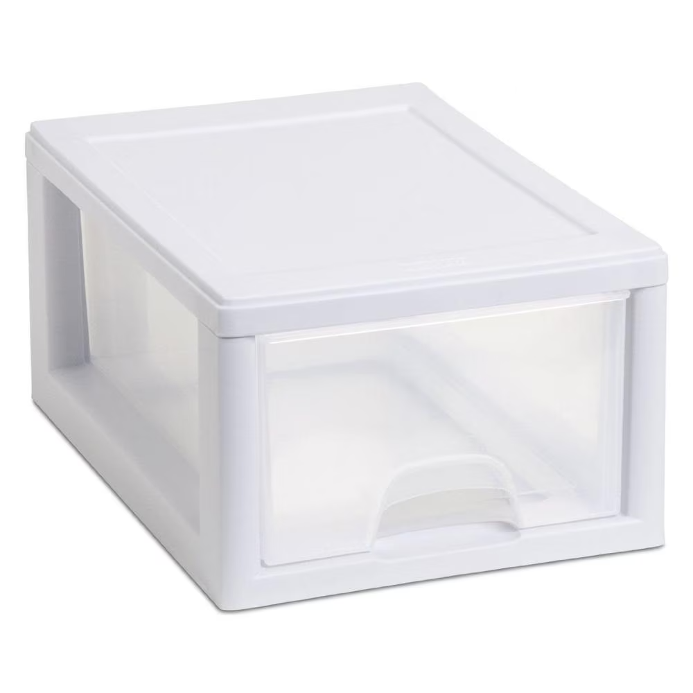 Sterilite Corp Stackable Closet Organizer, White