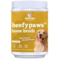 BeefyPaws™️ Bone Broth For Dogs & Cats, Grass-Fed Beef Bone Broth, Pet Food Topper For Picky Eaters, Made in USA, 100 Servings