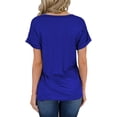 thumbnail image 2 of T-shirt à Manches Courtes et Col Rond pour Femmes, 2 of 3