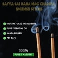 thumbnail image 2 of Alaysom Satya Nag Champa White Sage Incense Sticks - Multi-Packs Fine Quality Incense Sticks for Purification, Relaxation, Meditation 4 Pack - Aromatherapy, 2 of 7