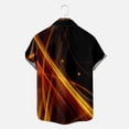 thumbnail image 4 of LYXSSBYX Mens Shirts Short Sleeve Button down Men Casual Fashion Turn-down Collar Hawaiian Printing Short Sleeve Have Pockets Cardigan Button Shirt Tops Blouse, 4 of 5