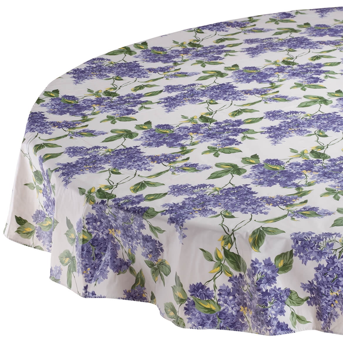 Lilac 100 Vinyl Tablecloth 60 Round, Vinyl Tablecloths Round