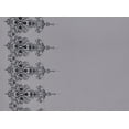 thumbnail image 2 of Zelouf Double Border Flock W/outline Glitter  , Sewing, DIY, Crafts Fabric by the Yard, Black/lilac, 7 Yard, 2 of 2