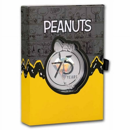 Peanuts® 75 Year Diamond Anniversary Snoopy Shaped 1 oz Silver
