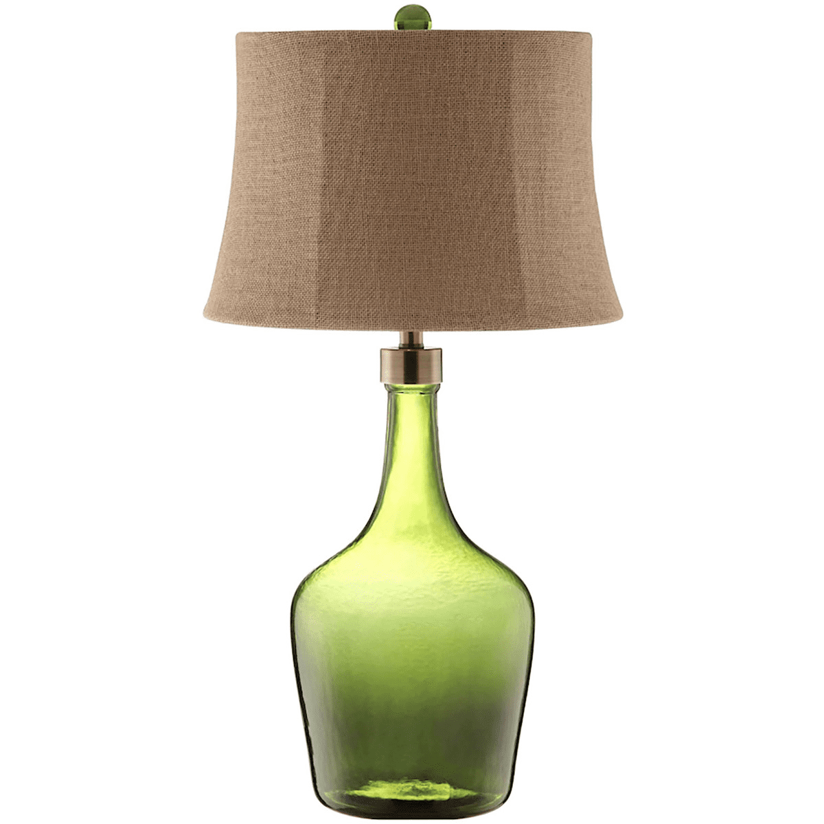 Table Lamps 1 Light Fixtures With Green, 17 Inch Table Lamps