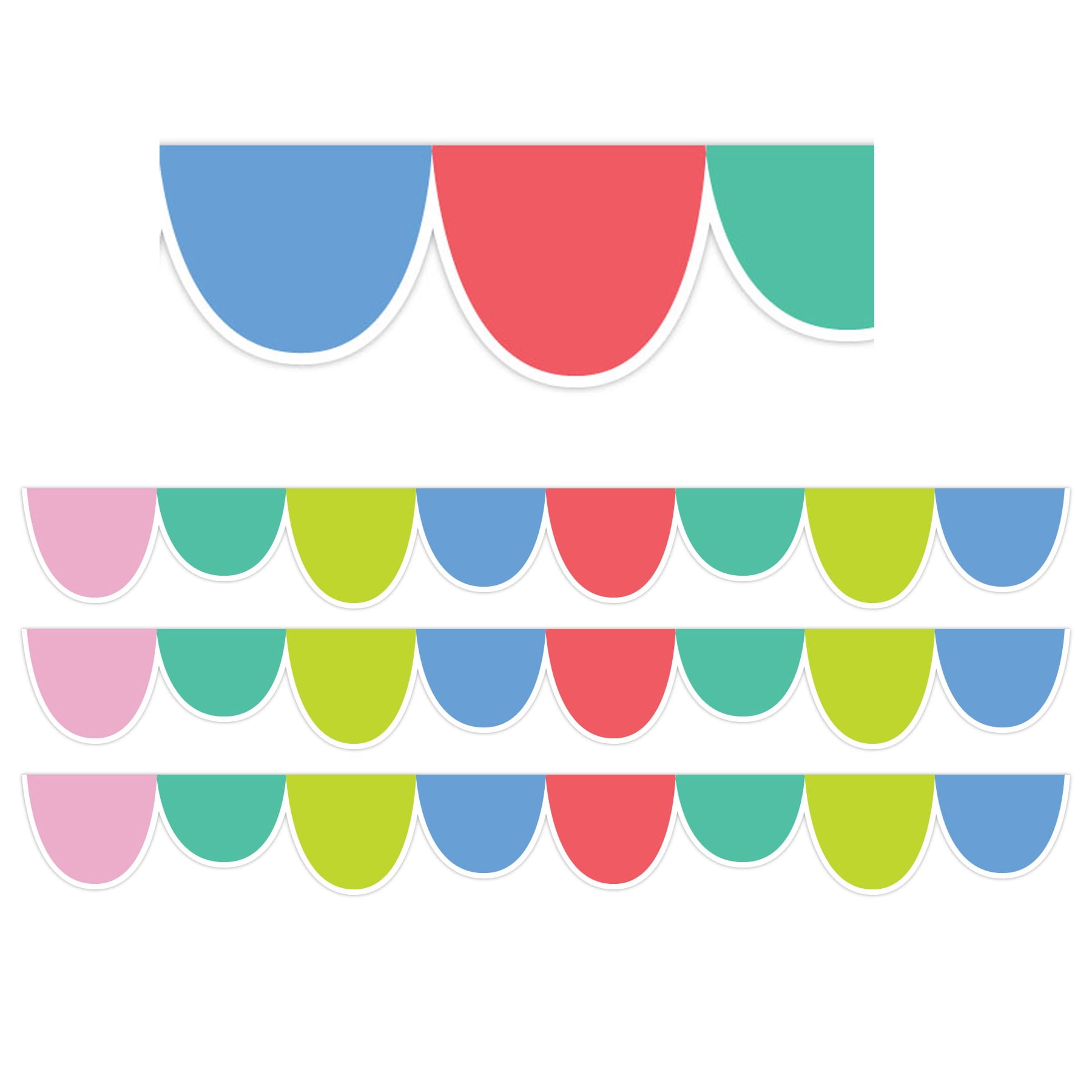 Creative Teaching Press Rainbow Drops Border, 72 Pieces