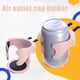 thumbnail image 1 of Organizador de bebidas ajustable para portavasos de coche | Montaje de ventilación de aire de plástico ABS | Se adapta a 3.85x3.34in | Seguro, indeformable, hasta 1 kg | Estante multifunción |, 1 of 4