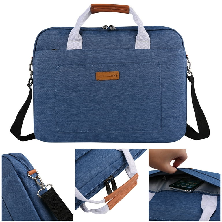 Laptop Messenger Bag 15.6 inch Waterproof Travel Work School Shoulder Bag Briefcase Handbag Sleeve Case for Men Women MacBook Notebook Chromebook