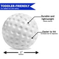 thumbnail image 3 of Botabee Kids Golf Set Toy - Toddler & Little Kids Replacement Golf Ball 2" - for Little Tikes Baby Golf Clubs - Pack of 6 - Oversized Ball Toy - Plastic Golf Balls for Beginners or Kids 3+ Years, 3 of 8