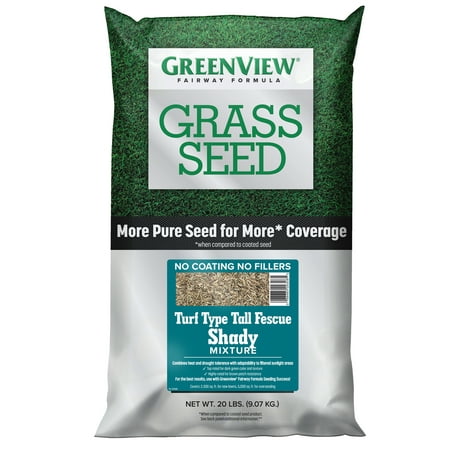 GreenView Fairway Formula Grass Seed Turf Type Tall Fescue Shady Mixture - 20