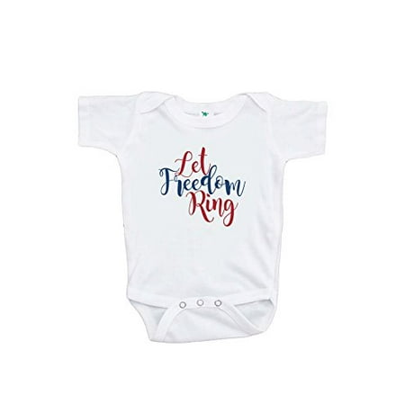 

Custom Party Shop Kids Let Freedom Ring 4th of July Onepiece