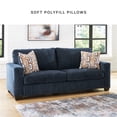 thumbnail image 6 of Signature Design by Ashley Furniture Aviemore Blue Queen Sofa Sleeper, 6 of 10
