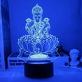 thumbnail image 1 of Luz nocturna LED 3D que cambia de color para niños, Buda, 1 of 1