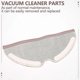 thumbnail image 5 of 2 pcs Mops Accessories Full coverage For Xiaomi Roborock S5 MAX S50 S55 Roborock S6 S6 MAXV Vacuum Cleaner Mops, 5 of 5