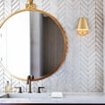 thumbnail image 2 of Claxy Gold Barrel Wall Sconces Lighting for Bedroom Hallway Bathroom, 2 of 6