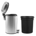 thumbnail image 3 of HEMOTON 7 Gallon Black Trash Can with Removable Inner Bucket, ABS Plastic Waste Bin for Home and Office Use, 3 of 8