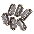 thumbnail image 4 of 100 Uds Clips de la extensión del pelo Sunnimix 28mm marron, 4 of 8