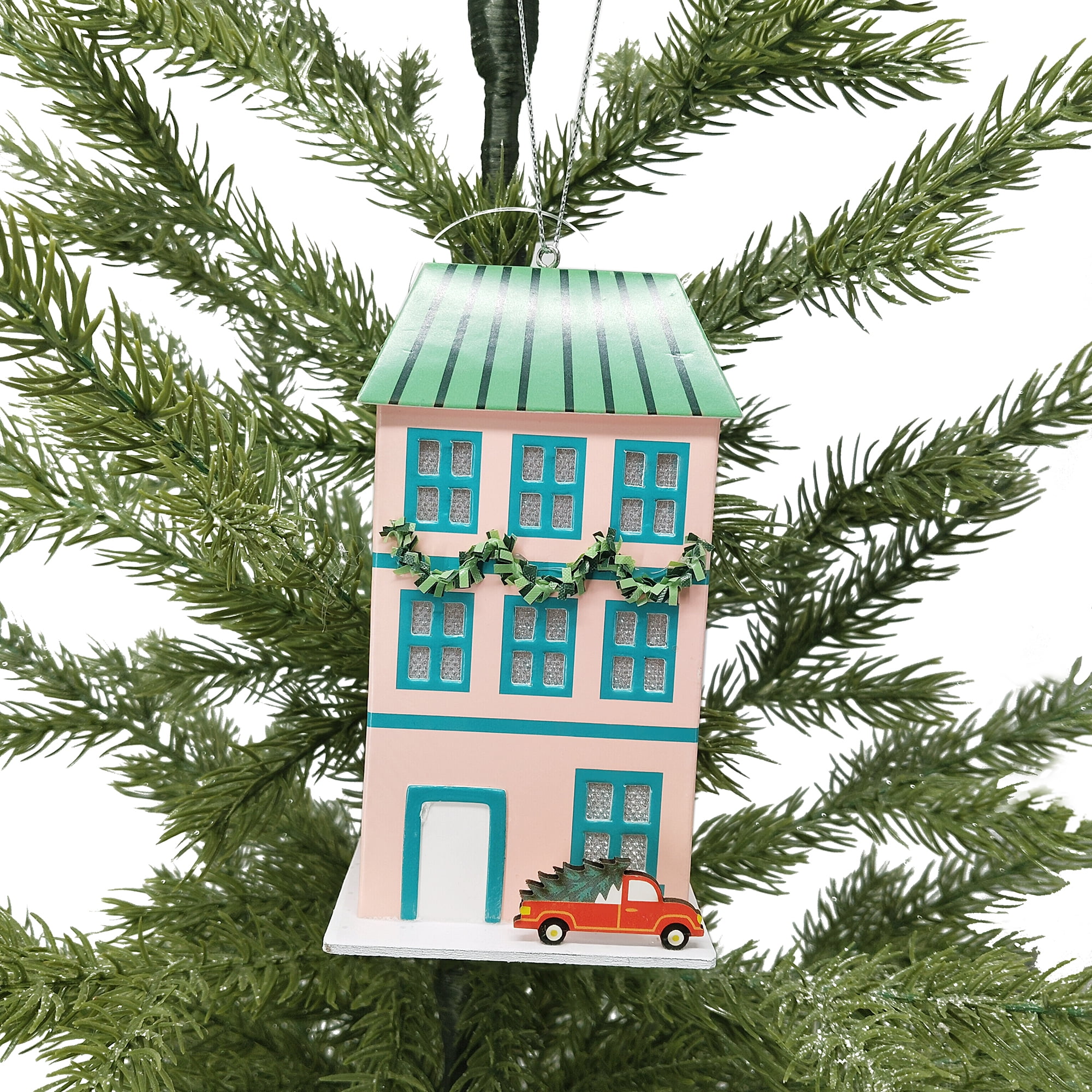 GRN/PINK PAPER HOUSE - FRENCH HOLIDAY TIME PL MAISON EN PAPIER