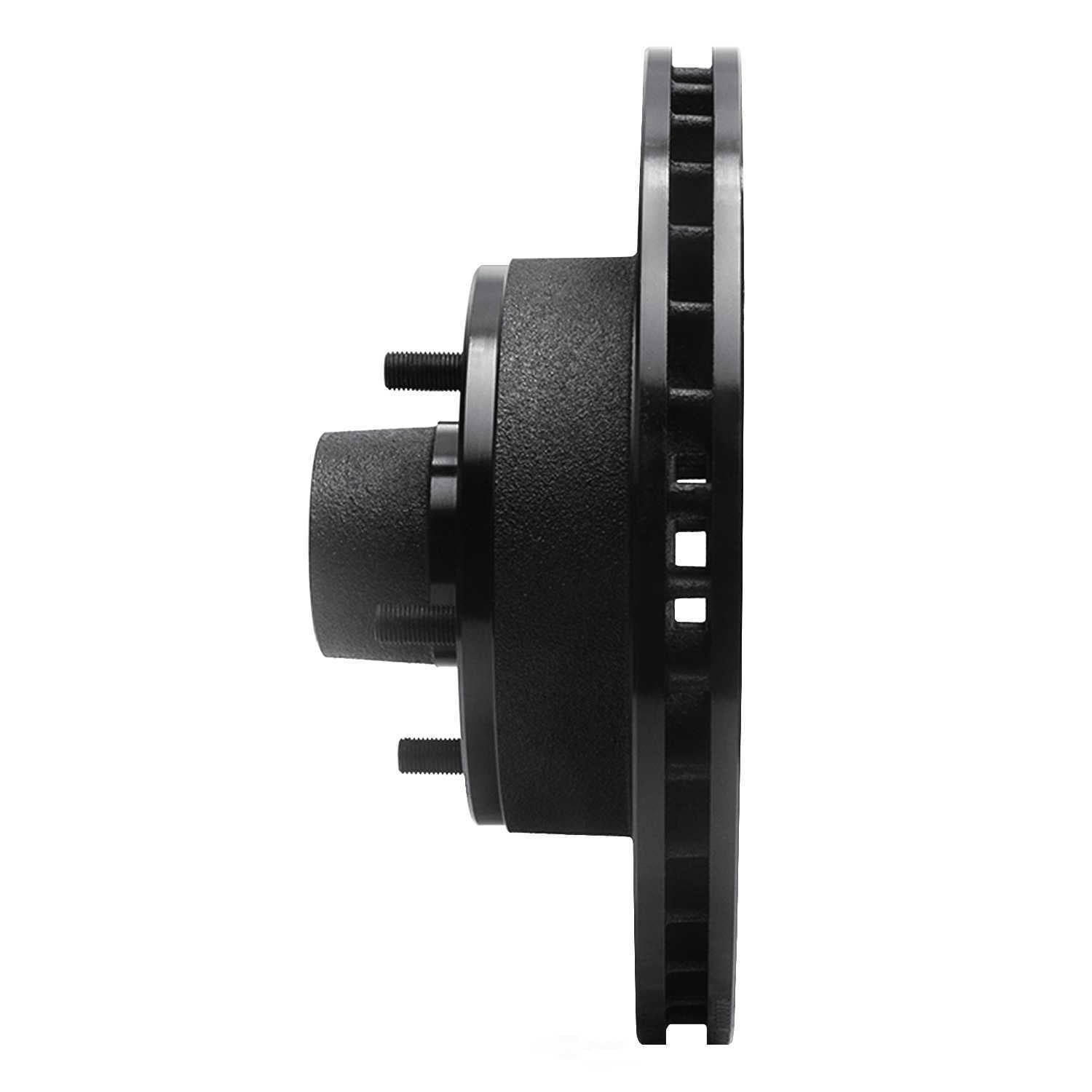 Dynamic Friction Company 633-47009L DFC Brake Rotor - Drilled And Slotted - Black