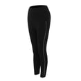 thumbnail image 6 of NAFUU Women's Casual Leggings Pants Rhinestone Black Leggings Side Skinny Pants Black Tights High Waisted Athletic Gym Yoga Ankle Pants Stretch Leggings, 6 of 8