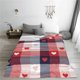 thumbnail image 5 of Balery Heart Plaid Manta de Felpa Suave y Acogedora – Cobija de Franela Aterciopelada para Cama, Lavable y Cálida para Sofá, Mascotas, Transpirable-40"x30", 5 of 7