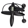 thumbnail image 4 of Cuerda de saltar de para profesion, para entrenamiento cardiovascular, entrenamiento de resistencia, entrenamientos de fitness, ejercic Negro DYNWAVEMX Contando la cuerda de saltar de PVC, 4 of 8