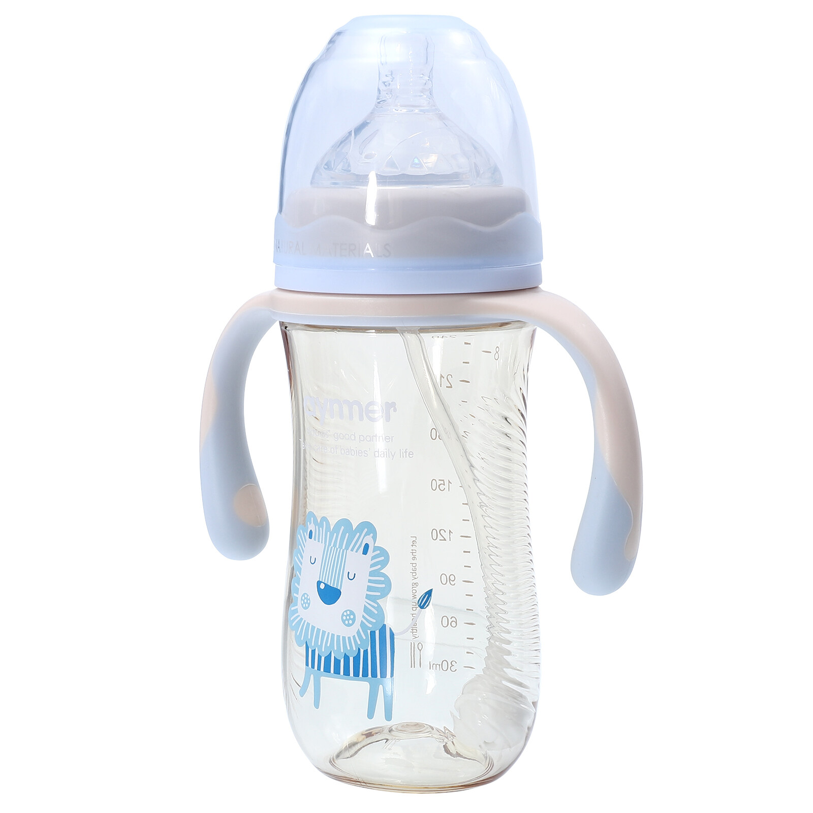 Jibingyi 1pc Wide Caliber Baby Feeding Milk Bottle Newborn Milk Feeder ...