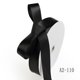 thumbnail image 1 of Nvzi Cinta negra para – 2 rollos (cada uno de 2,5 cm * 5 m) Paquete de cinta, cinta de poliéster lisa, ideal para envolver regalos y tareas de manualidades,, 1 of 5