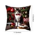 thumbnail image 3 of Christmas Pillow Cover Holiday Decoration Sofa Decoration Linen Pillow Home Sofa Holiday Decoration Pillow Cover 45x45cm, 3 of 6