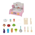thumbnail image 3 of Juego de cocina para niños, juego de rol realista, juego de simulación, juego de cocina, juguete preescolar Conjunto rosa B, 3 of 9