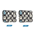 thumbnail image 7 of FORMRS 15-15.6 inch Laptop Sleeve Case Soft Carrying Quilted Computer Bag Cover, Blue and White Cat, 7 of 7