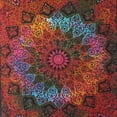 thumbnail image 2 of Indian Ombre Mandala Twin Tapestry Hippie Boho Beach Throw Tapestries Dorm Room Wall Hanging Bedsheet Bedroom Bedspread Online, 2 of 2