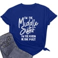 thumbnail image 6 of Fesfesfes Essentials Shirt Women Funny Printed Pattern Casual Fashion Soild Color Short Sleeve Tops Blouse Short Sleeve T Shirt S(US:4), 6 of 7