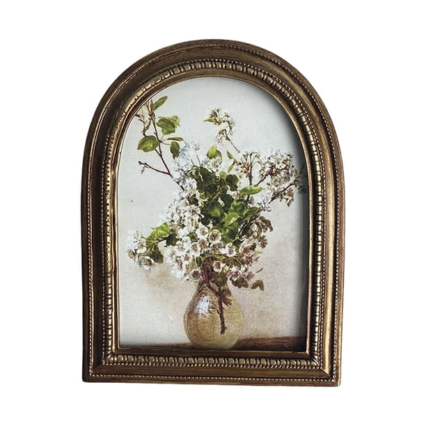 Marco de fotos ornamentado, pequeño y elegante, multiusos, ideal para regalar. 6 pulgadas