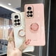 thumbnail image 3 of Funda cuadrada chapada de lujo para Xiaomi Redmi Note 11 Pro 5g 11 s Note11 S 11pro 10 4g 9 8t, soporte de anillo, cubierta de silicona, 3 of 4