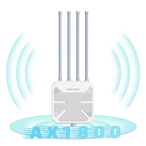 Extensor WiFi WAVLINK AX1800 Punto de acceso resistente a la intemperie para exteriores