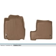 thumbnail image 2 of SMARTLINER Custom Fit Floor Mats 1st Row Liner Set Tan Compatible With 2007-2011 Honda CR-V, 2 of 2