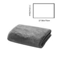 thumbnail image 3 of Concise Purified Thick Fleece Towels - High Density, Ultra Soft & Absorbent Washcloth/Hand Towel, 30x70cm (12" x 28"), Gray, 3 of 6