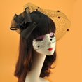 thumbnail image 3 of Fascinator Chapeau Voile - Pince à Cheveux Nœud Fascinator Fascinator, 3 of 10