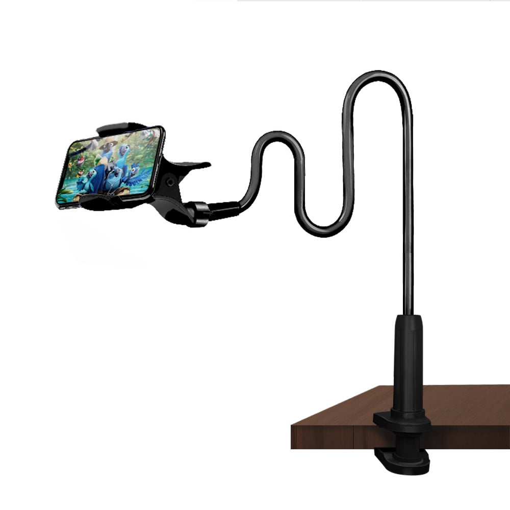 Support Téléphone Col De Cygne Réglable | Pince Flexible Pour Lit, Bureau, Voiture | Libre Les Mains