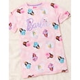 thumbnail image 2 of Barbie Robe de Nuit Rose à Manches Courtes pour Filles, 2 of 6