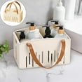 thumbnail image 2 of 1 Portable Storage Basket Portable Shower Caddy Plastic Shower Basket Tote with Handles Removable Divider Cleaning Caddy Storage Organizer for Bathroom College Dorm, 2 of 9