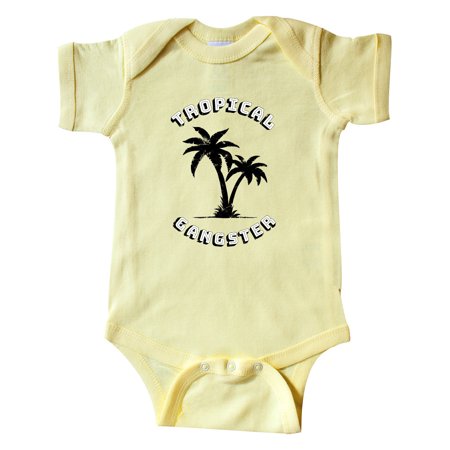 

Inktastic Tropical Gangster with Palms Distressed Gift Baby Boy or Baby Girl Bodysuit