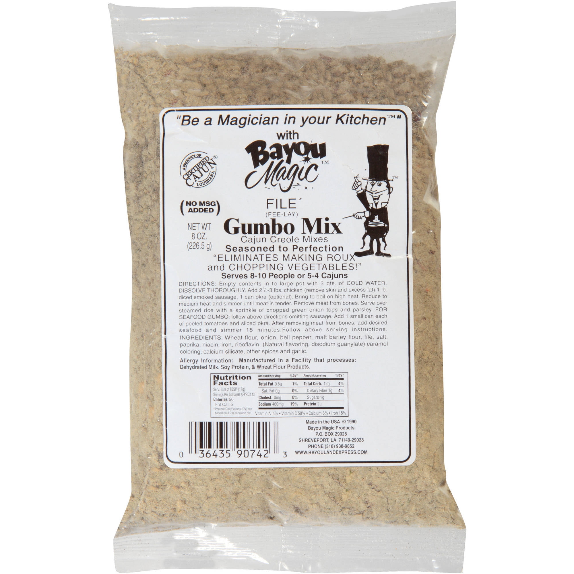 Bayou Magic Gumbo Mix, 8 oz by Generic