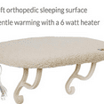 thumbnail image 2 of Kitty Sill Heated Cat Window Perch for Large Cats, Orthopedic Window Hammock Bed Holds 40LBS, Washable Cover, Kitty Windowsill Bed Seat for Indoors - Cream , Heated, 14 X 24in, 2 of 6