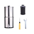thumbnail image 1 of 1 Gallon GravityWater Filter System, Stainless Steel Countertop System with Filters, Suitable for Home and Hiking, 1 of 7