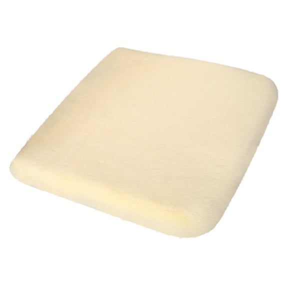 Thick Faux Fur Car Seat Cushion with Non-Slip Bottom and All-Season Comfort, Warm Winter Seat Cover for Leather Protection Breathable Summer Use and Home Office Chair Decor