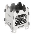 thumbnail image 4 of Lixada Camping Extérieur Portable Ultraléger Pliable en Acier Inoxydable Bois Alcool de Poche avec Plateau à Alcool Camping Pêche Randonnée Sac à Dos, 4 of 7