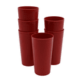 thumbnail image 1 of Set de Vasos de Polipropileno de 16 Oz. /  6 piezas color Rojo, 1 of 8