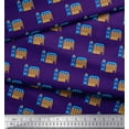 thumbnail image 2 of Soimoi Poly Georgette Fabric House Architectural Decor Fabric Printed Yard 52 Inch Wide, 2 of 5